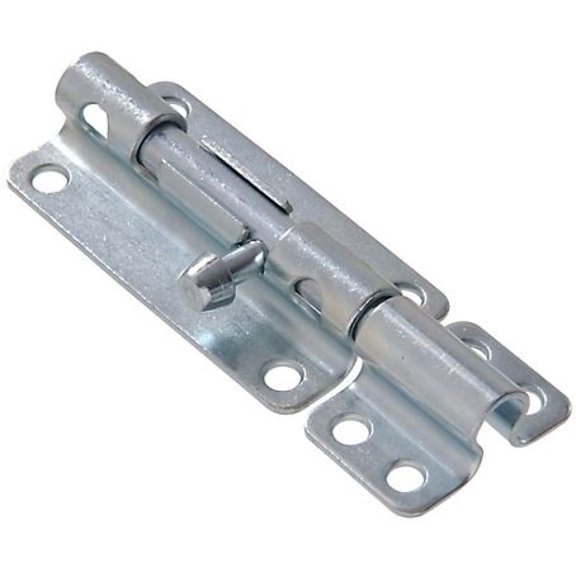 Hillman Hardware Essentials 851034 Heavy Duty Barrel Bolt Zinc 4-Inch