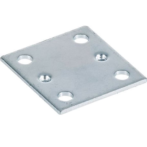 Hillman Hardware Essentials 851679 Steel Mending Brace Zinc 1-1/2" x 1-3/8"