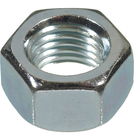 Hillman Hex Head Machine Screw Nut - Zinc Plated - 5/16"-18, Card of 9