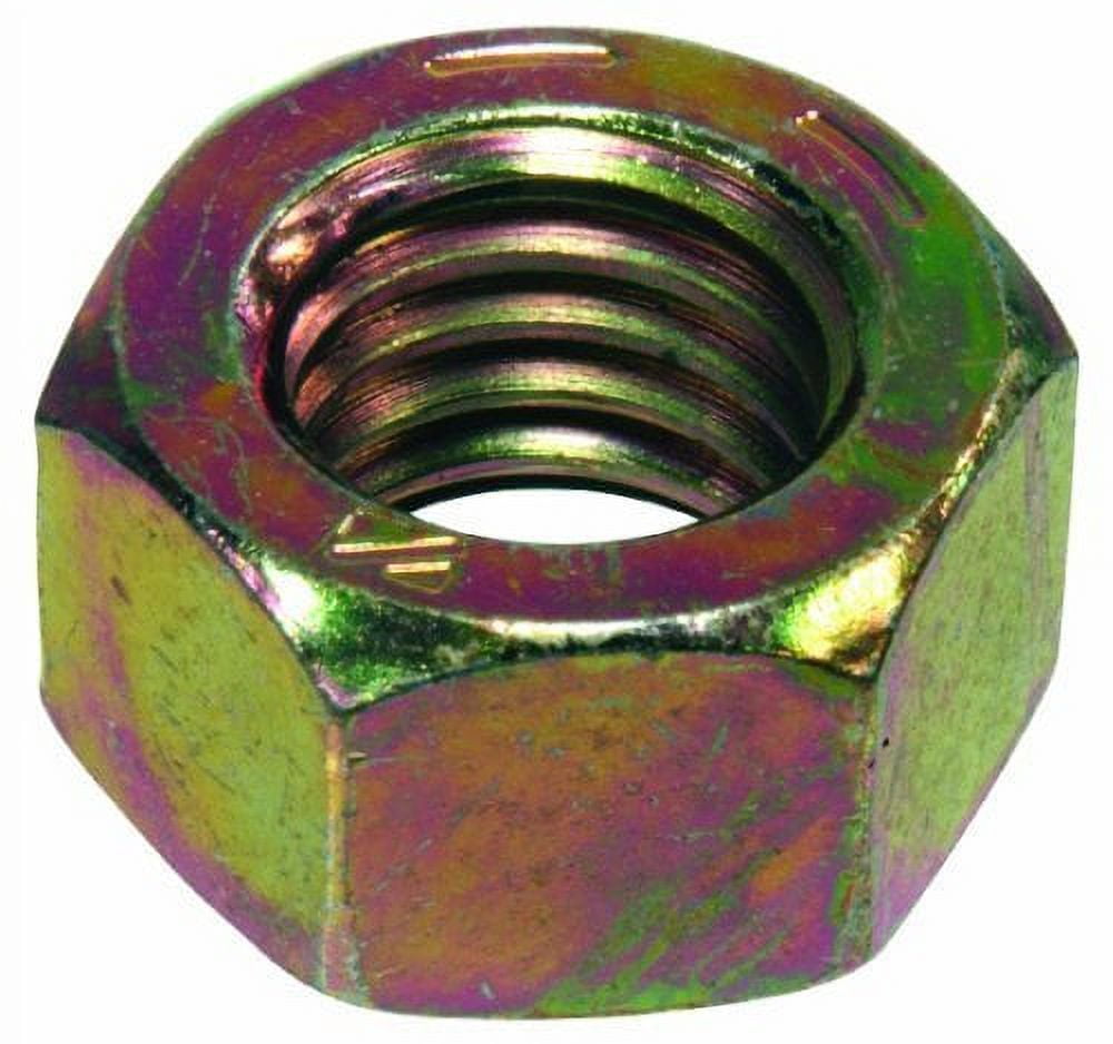 Hillman Hex Nut 3/8 " Zinc Dichromate Grade 8 Hex Steel Box 100