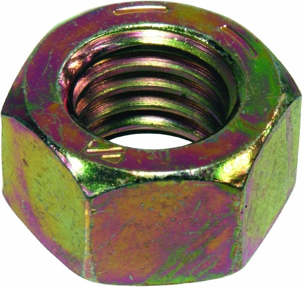 Hillman Hex Nut 7/16 " Zinc Dichromate Grade 8 Box 50