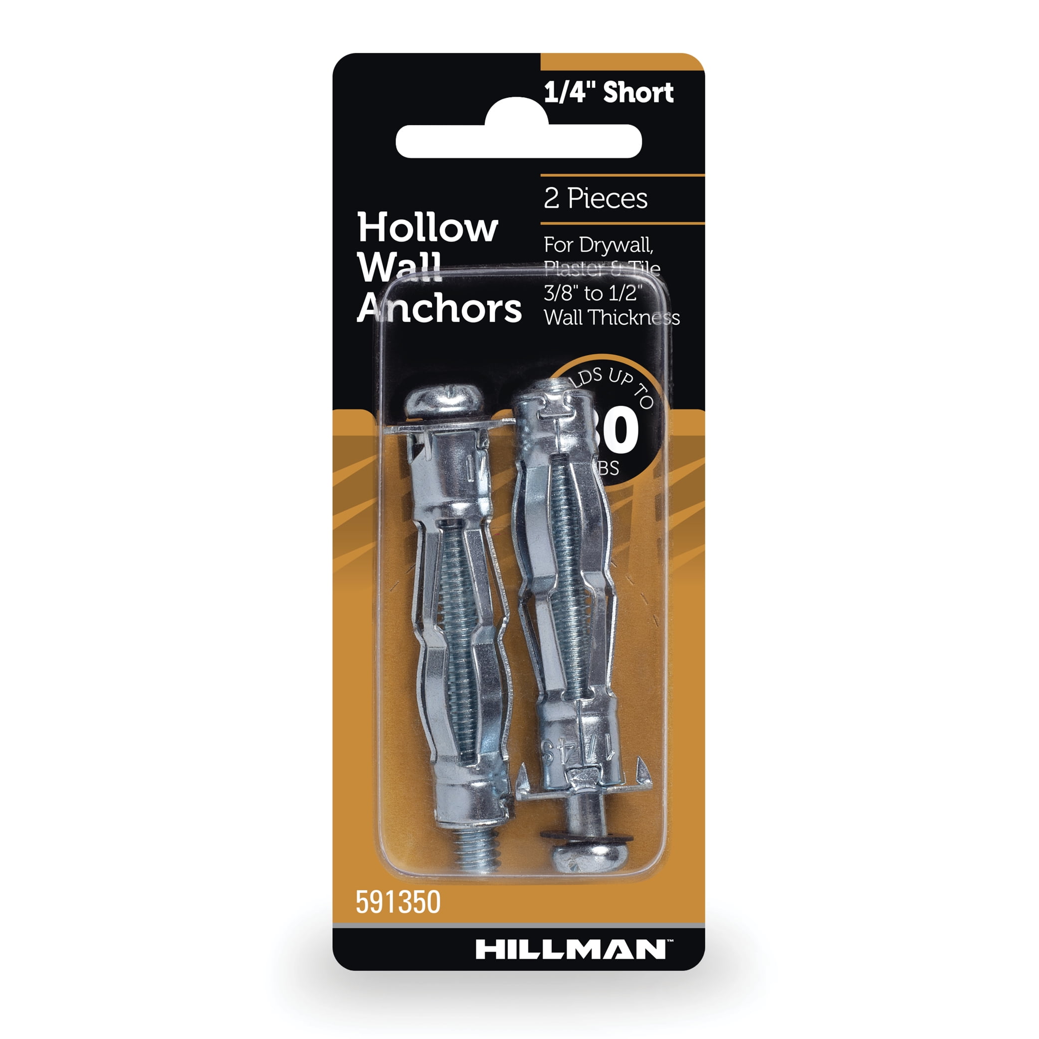 Hilitchi 42-Pcs [6-Sizes] Metal Zinc Plated Steel Hollow