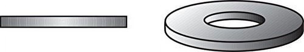 Hillman Hot Dipped Galvanized Steel 3/8 in. USS Flat Washer 100 pk — Construction & DIY Use, Standard Hardware Spec