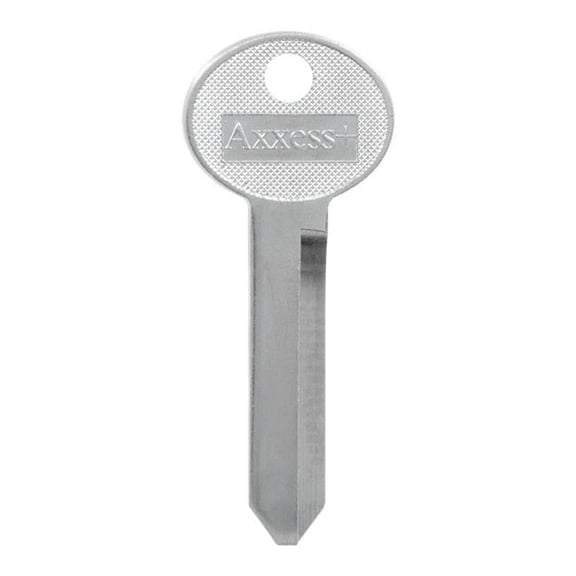 Hillman 5930987 KeyKrafter Automotive Silver Universal Key Blank, 21 H50 & H52 Double Sided for Ford - Pack of 4