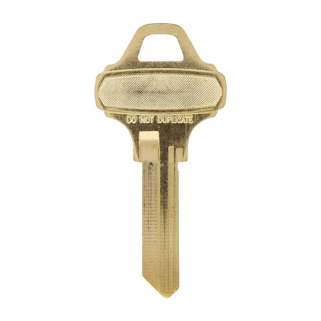 Hillman 5007084 Do Not Duplicate House & Office Universal Key Blank, 2027 C123 Single Sided - Pack of 4