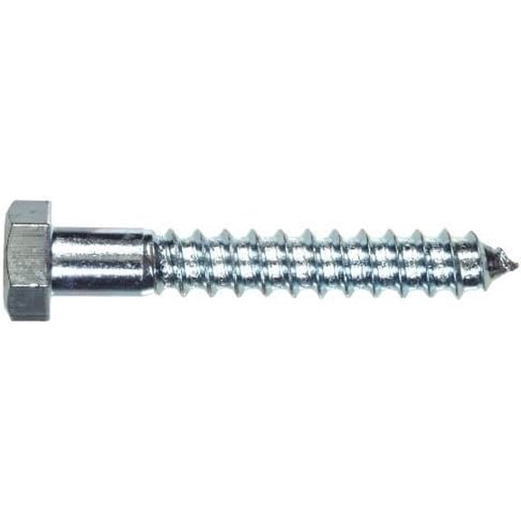 Hillman Lag Screw Hex Head - Galvanized, Zinc - 5/16 In x 4 In