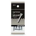 thumbnail image 1 of Hillman Lag Screws, 1/4" x 1-1/2", Steel, Zinc, Interior Screws, Hex, Silver, 4 pack, 1 of 8