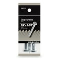 thumbnail image 1 of Hillman Lag Screws, 1/4" x 2-1/2", Steel, Zinc, Interior Screws, Hex, Silver, 3 pack, 1 of 8