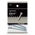 thumbnail image 1 of Hillman Lag Screws, 5/16" x 3", Steel, Zinc, Interior Screws, Hex Drive, Silver, 3 pack, 1 of 8