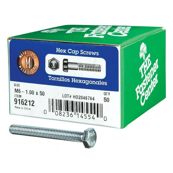 Hillman M6-1.00 mm Metric Heat Treated Zinc Steel Hex Head Cap Screw