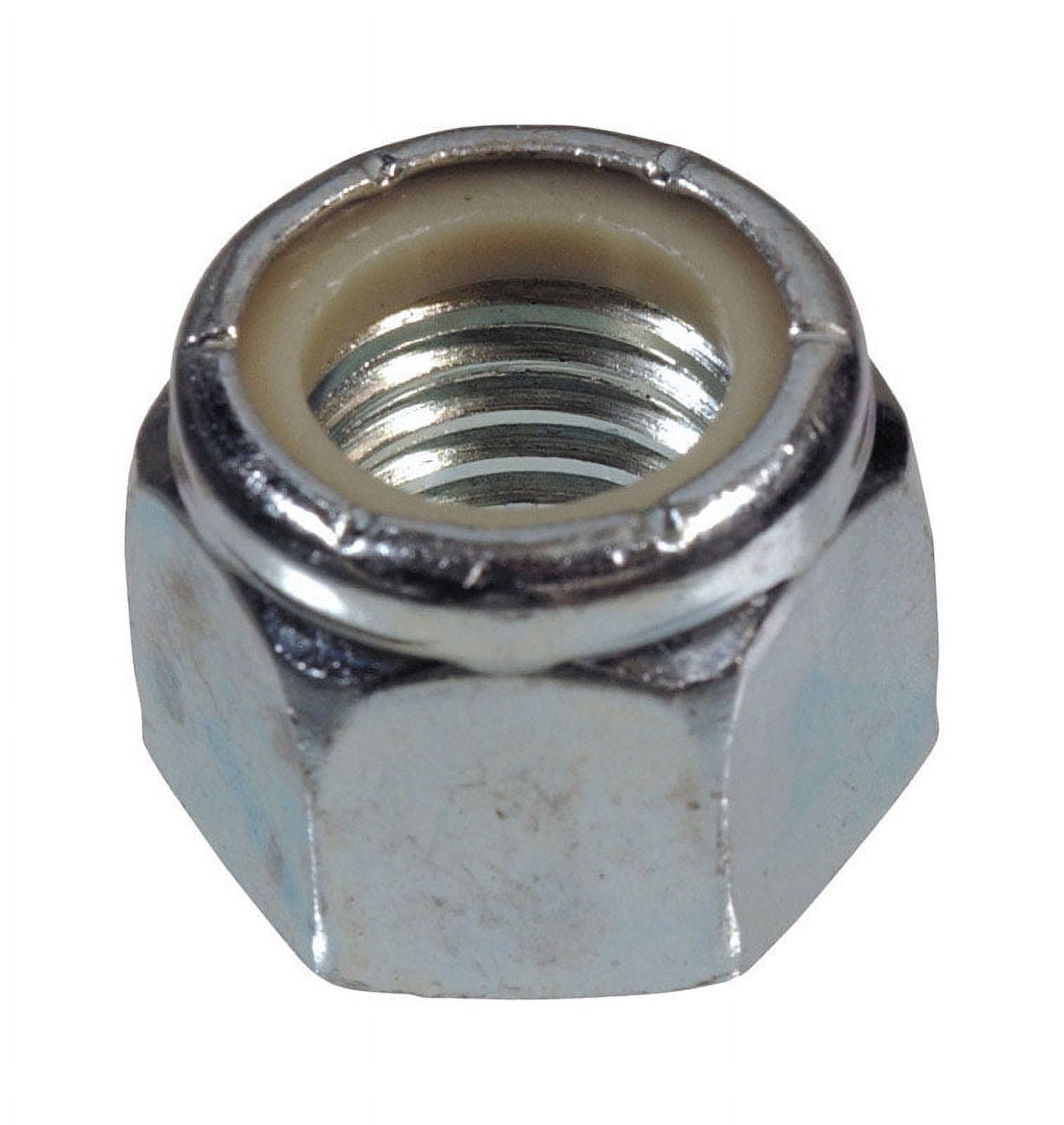 Hillman M6-1.00 mm Zinc-Plated Steel Metric Nylon Lock Nut 50 pk Hillman M6-1.00 mm Zinc-Plated Steel Metric Nylon Lock Nut 50 pk