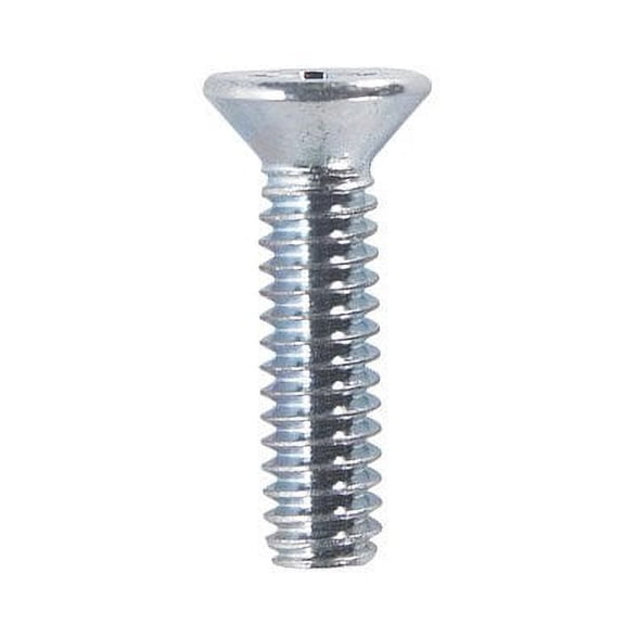 Hillman Machine Screw Phillips Flat Head Zinc-Plated - 100 Count, 1/4"-20 x 1", Gray  Construction & DIY Use, Standard Hardware Spec