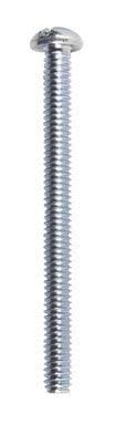 Hillman Machine Screws 1/4 " - 20 X 3 " Zinc Combination/Phillips/Slotted Round Head Box 100