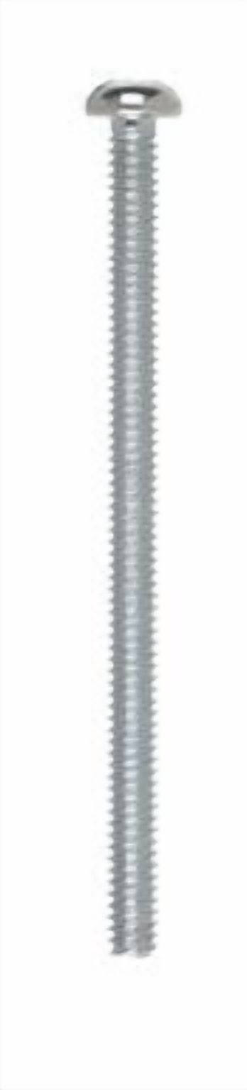 Hillman Machine Screws No. 10 - 24 X 3 " Zinc Combination/Phillips/Slotted Round Head Box 100
