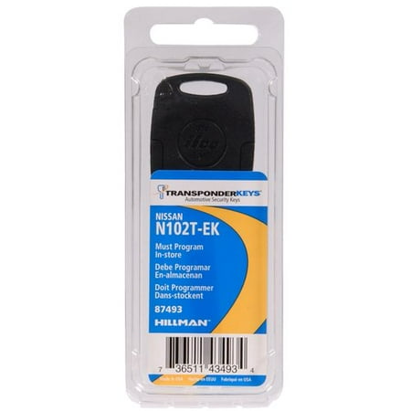 Hillman Nissan Transponder Key, N102T-EK