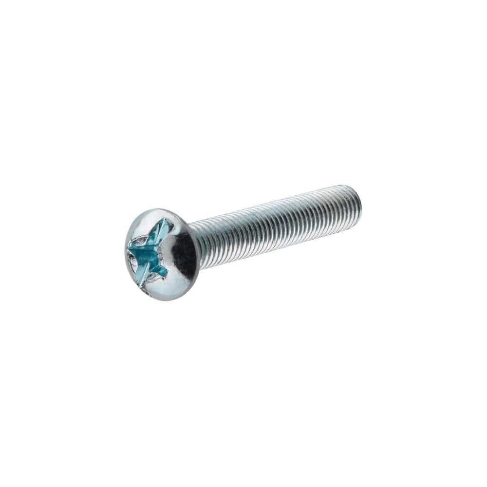 Hillman 1/4-20 X 3In Zinc Round Head Combination Machine Screw 100Pk