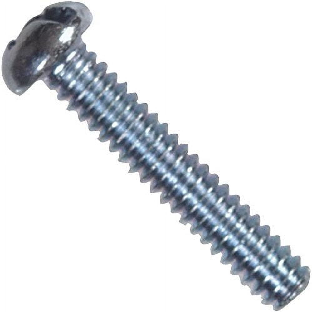 Hillman No. 1/4-20 in. x 1-1/4 in. L Combination Round Head Zinc-Plated Steel Machine Screws 100 pk
