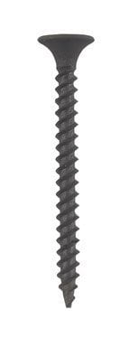 6000-Pack #8 X 1-5/8" Drywall Screws - Phillips Bugle Head, Fine Thread, Black Phosphate, Self-Drilling