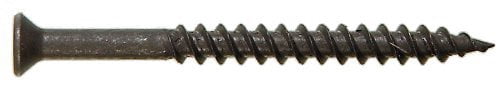 Hillman No. 6 x 1-5/8 in. L Square Trim Head Black Phosphate Steel Drywall Screws 100 pk