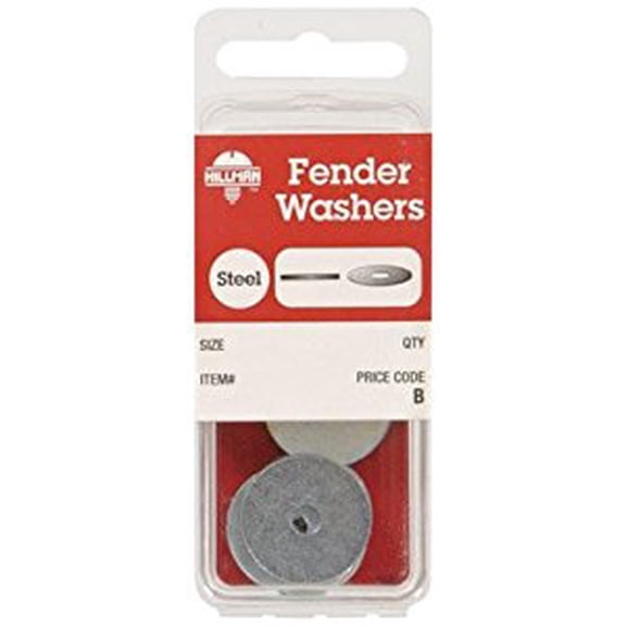 Hillman No. 8 Fender Washer 7/8 " Steel 10/Carde