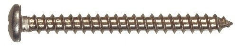 Hillman No. 8 x 3/8 in. L Phillips Pan Head Stainless Steel Sheet Metal Screws 100 pk