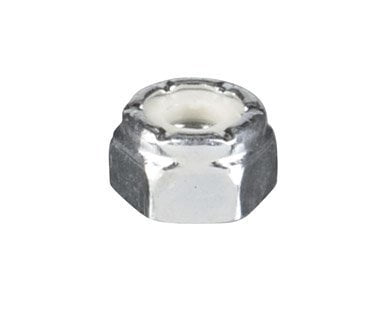 Hillman Nylon Insert Lock Nuts Zinc Coarse Steel 100 / Box