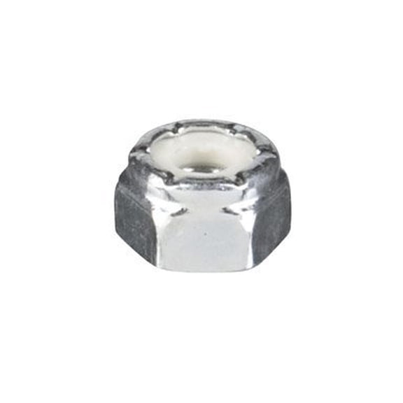 Hillman Nylon Insert Lock Nuts Zinc Coarse Steel 100 / Box