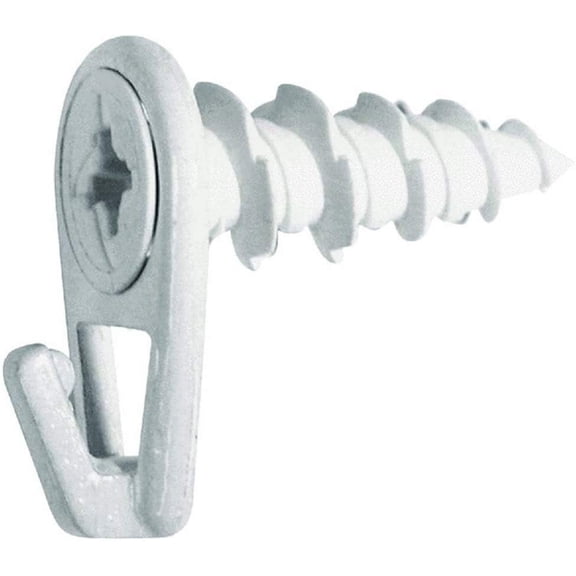 Hillman Picture Hook 35 Lb White Card