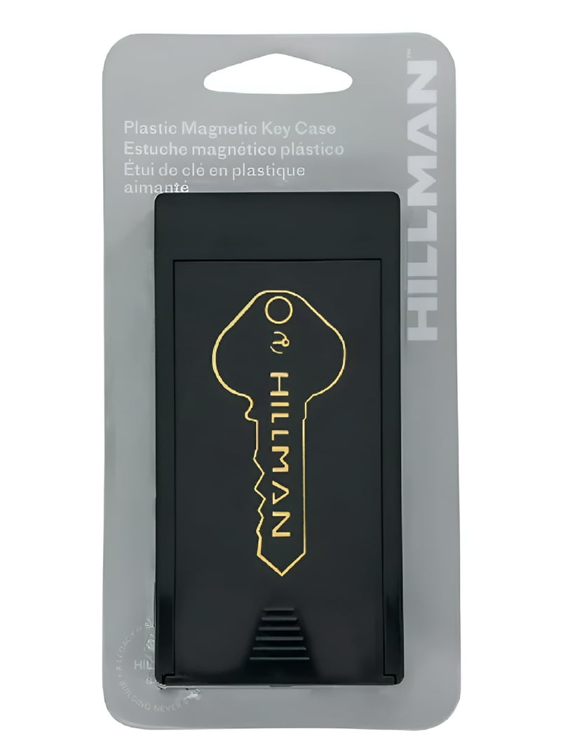 Hillman Spare Key Holder, Magnetic Hideaway Key Case, Black
