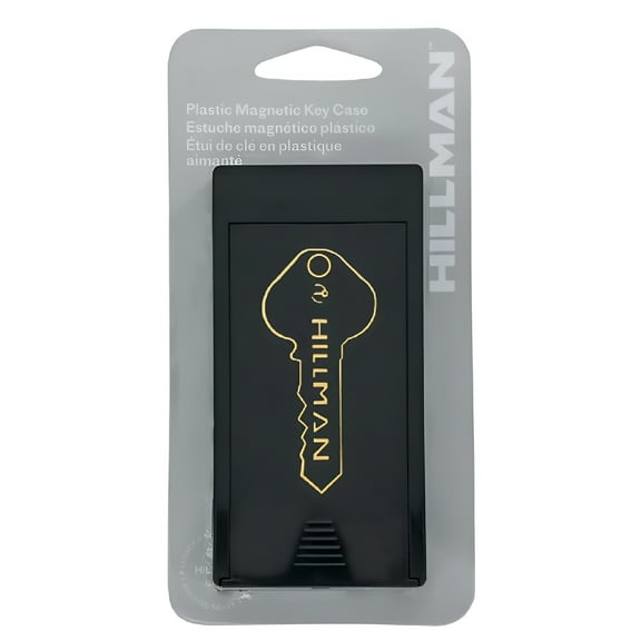 Hillman Plastic Magnetic Key Case Black