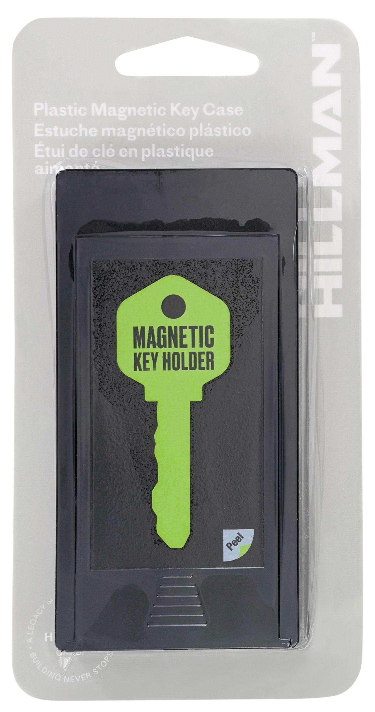 Hillman, Plastic Magnetic Key Case, Black, Discreet and Sleek
