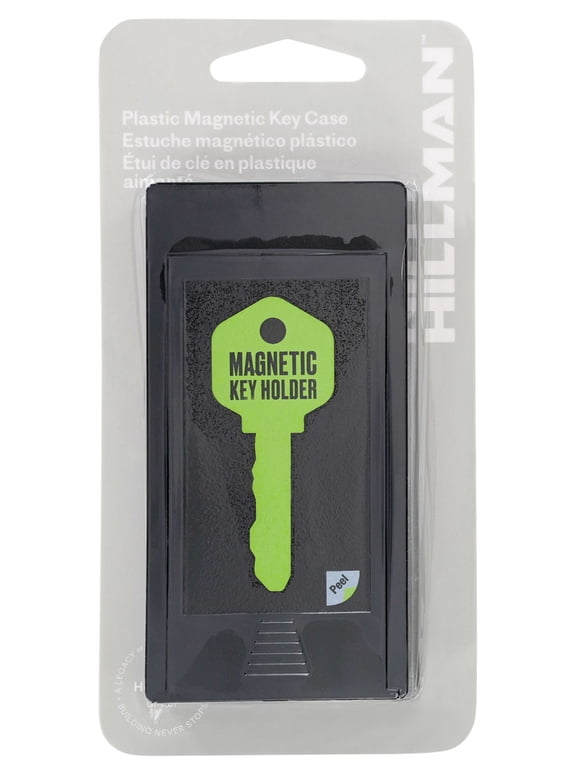 Plastic Magnetic Key Case, Magnetic Key Holder, Car or House, Black