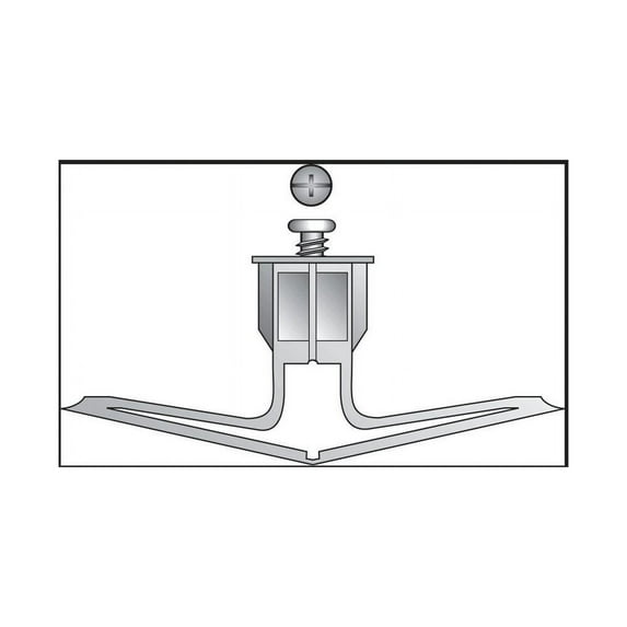 Hillman Pop Toggle Wall Anchors With Screws 3/8 " 60 Lb. 2 / Card