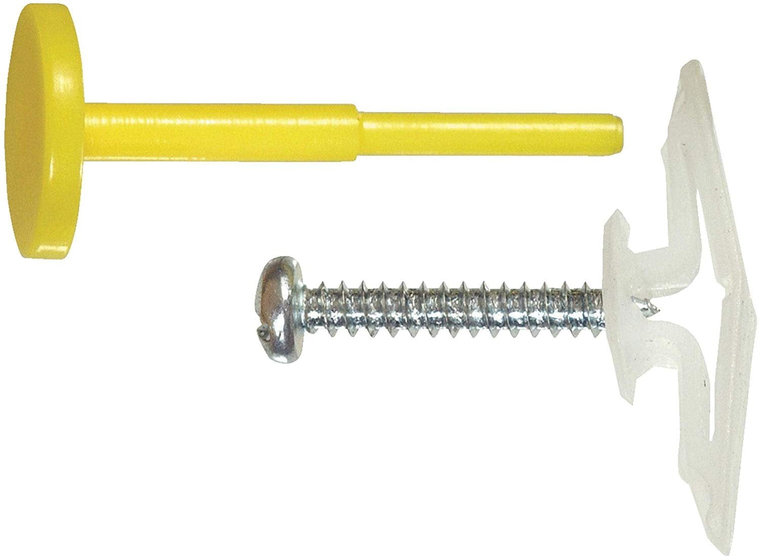 Hillman Pop Toggle Wall Anchors With Screws 5/8 " 80 Lb. 10 / Card