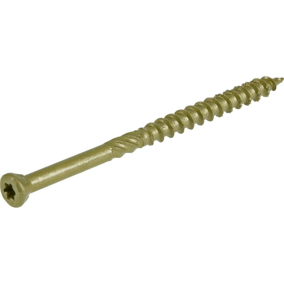 Hillman 5000513 Power Pro No. 8 x 2.5 in. Star Bronze Ceramic Coarse Trim Screws