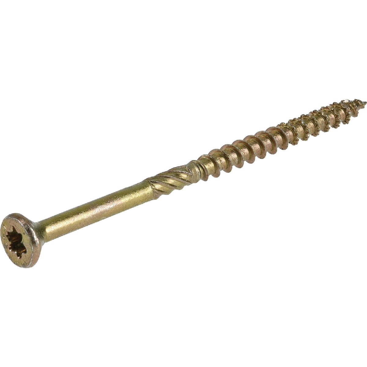 Hillman Power Pro No. 9 x 3 in. L Star Yellow Zinc Wood Screws 1 lb. 83 pk