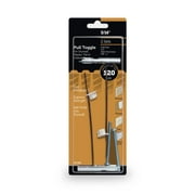 Hillman Pull Toggles W/Out Screws (3/16") Steel, 120 lbs - 2 Pack