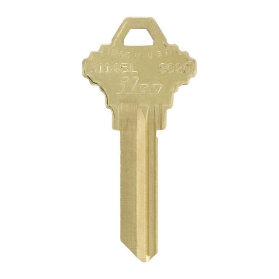Key Blank,Schlage 6-Pin 10/Bg