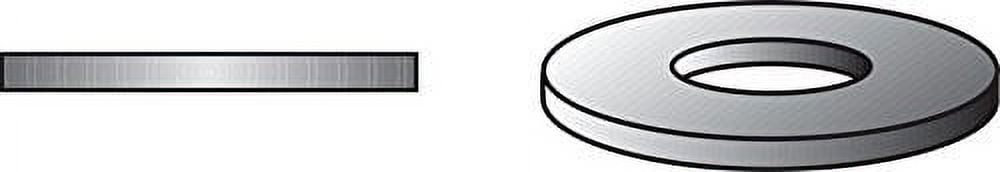 Hillman Sae Flat Washer 3/8 " Zinc Plated Steel 100/Box