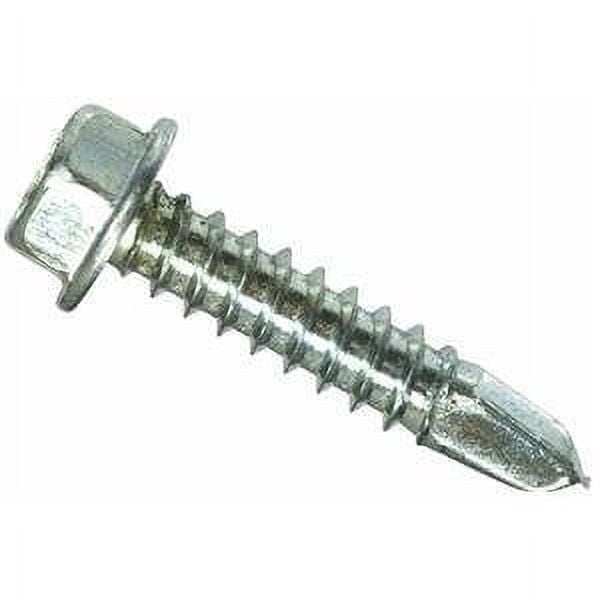 SG TZH #12 X 1-1/2" Self-Drilling Metal Screws - 100 Pcs 410 Stainless Steel Flat Head