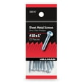 thumbnail image 1 of Hillman Sheet Metal Screws, #10 x 1", Steel, Zinc, Interior, Phillips, Silver, 13 pack, 1 of 8