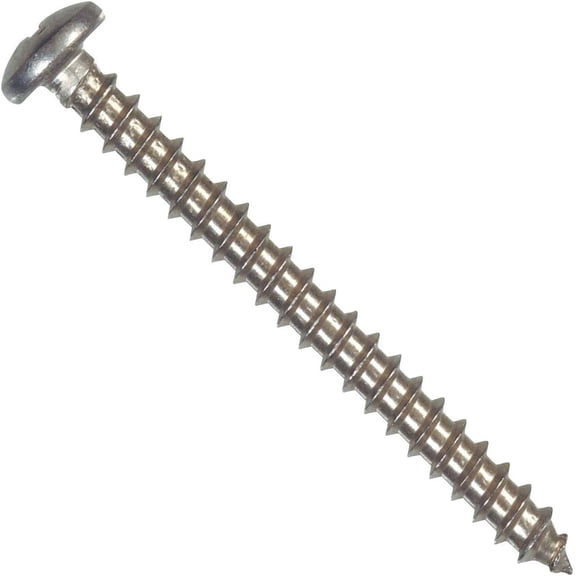 Hillman Stainless Steel Sheet Metal Screws No. 10 X 1-1/2 " Pan Head