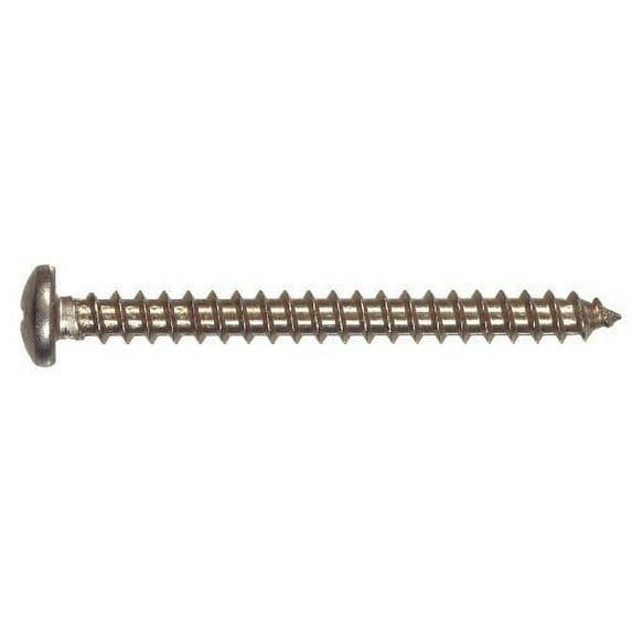 Hillman Stainless Steel Sheet Metal Screws No. 10 X 1-1/4 " Pan Head