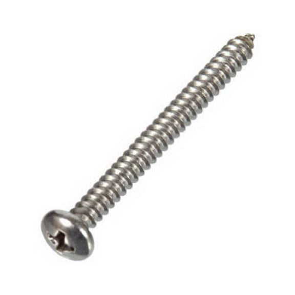 Hillman Stainless Steel Sheet Metal Screws No. 10 X 3/4 " Pan Head