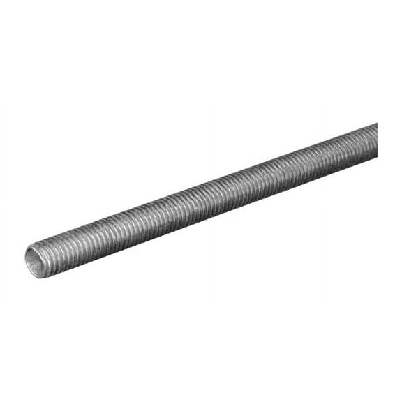Hillman Steelworks 3/8 In. x 1 Ft. Steel Threaded Rod 11016