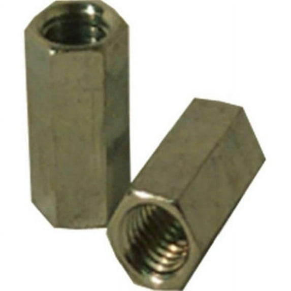 Boltmaster Steelworks Steel Coupler Nut - 5/8 In. - Silver
