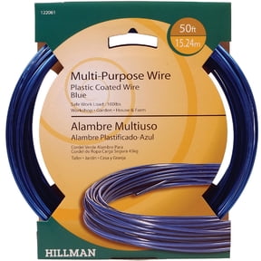 Hillman Stranded Wire Multi-Purpose 0' Plastic Card Indoor & Outdoor Use, NEC-Compliant