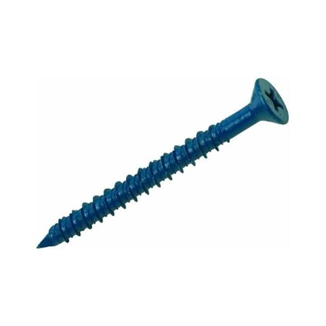 Hillman 375305 Tapcon 3/16 In. D Steel Flat Head Concrete Screw Anchor 100 Pc.