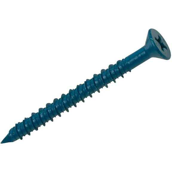 Hillman 1/4 In. x 3-1/4 In. Flat Concrete Screw Anchor (100 Ct.) 375311