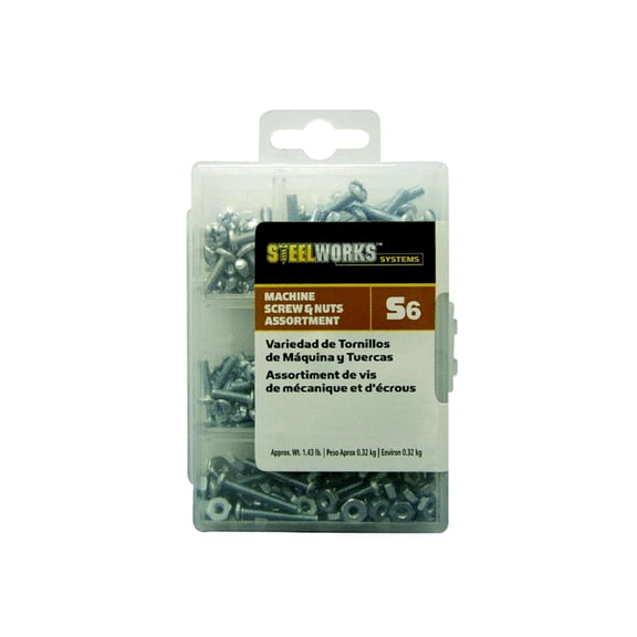 Hillman The Fastener Center Steel Machine Screw & Nut Assortment Kit (200 Pcs.)